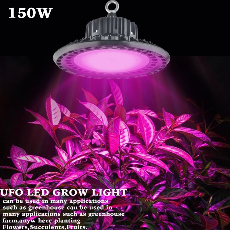 UFO LED Grow Light 150W with ETL DLC Listed Horticulture LED Grow