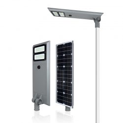 60W Solar Street Light with Motion Sensor 6000lm CE ROHS for