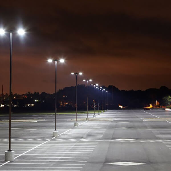 Led parking lot lights with deals photocell