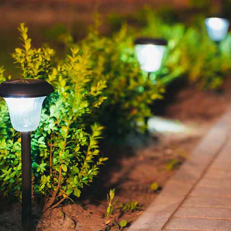 How do you install solar led garden light