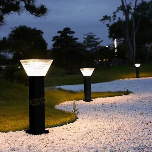 What is the working principle of solar powered led pathway lights?