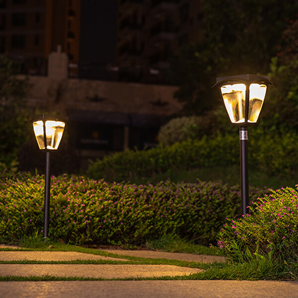 What is the working principle of solar powered led pathway lights?